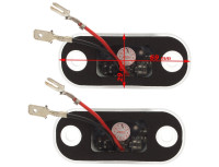 Audi 80 B3 B4 90 B3 100 C3 C4 200 C3 A6 C4 V8 LED luči za registrsko tablico 2 kosa komplet