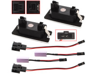 Audi A1 8X A3 8V A4 / S4 B8 A5 / S5 A6 / S6 C7 A7 Q3 Q5 TT / TTS LED luči za registrske tablice 2 kos. set
