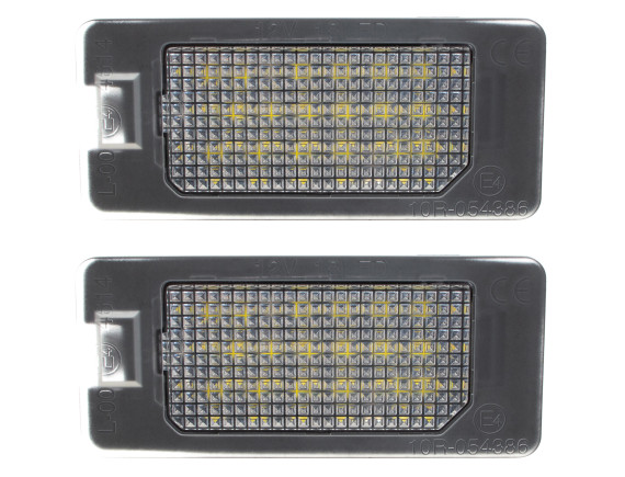Audi A1 8X A3 8V A4 / S4 B8 A5 / S5 A6 / S6 C7 A7 Q3 Q5 TT / TTS LED luči za registrske tablice 2 kos. set