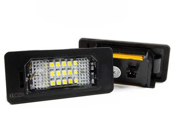 Audi A1 A3 A4 A5 A6 A7 Q3 Q5 TT LED luči za registrsko tablico, komplet 2 kosov