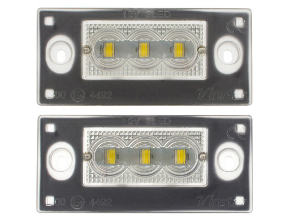 Audi A3 8L 00-03 A4 S4 Avant 99-01 LED luči za registrsko tablico, komplet 2 kosov