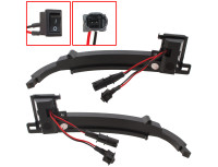 Audi A3 8P A4 B8 A5 8T A6 C6 A8 4E Q3 8U levi + desni smernik ogledala DIMLJENA DINAMIČNA LED KOMPLET 2-DELNI