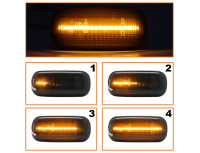 Audi A4 B6 00-04 LED stranski smerniki DIMLJENI DINAMIČNI SET 2 kosov