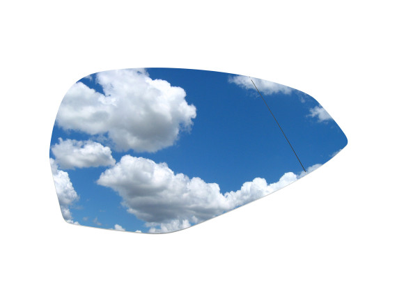 Audi A4 B9 2015- OGREVAN vložek ogledala desni