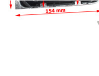 Audi A6 C6 04-11 ČRNA ročica prestavne ročice + ČRNE MANŠASTE