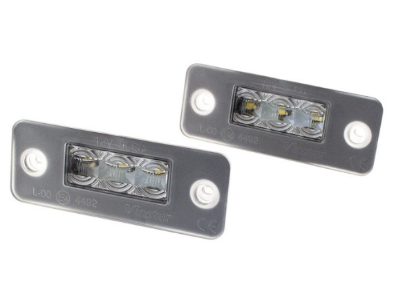 Audi A8 D3 4E 02-10 LED luči za registrsko tablico, komplet 2 kosov