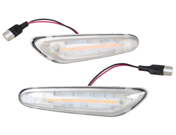 BMW 1 E81 E82 E87 E88 kierunkowskaz boczny LED BIAŁY DYNAMICZNY 2 szt. KPL