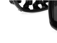 BMW 1 F20 / F21 11-14 3/5D HATCHBACK maske med žarometi (ledvičke) levi + desni komplet ČRNE SIJAJNE DVOJNE LETVE