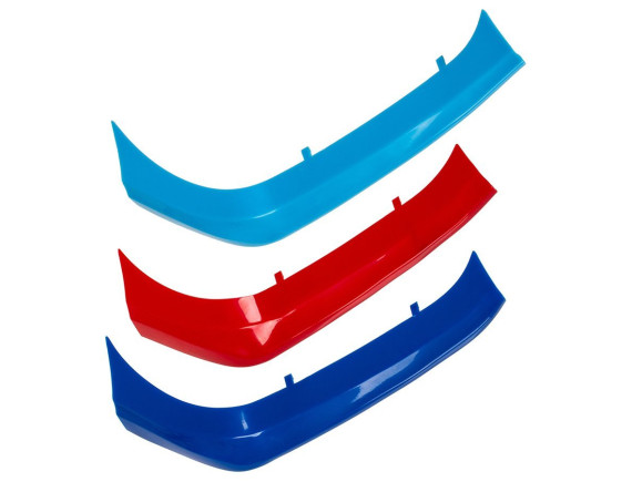 BMW 1 F20 / F21 15-18 vstavki maske (ledvička - 9 reber) M-PAKET 3-delni SET