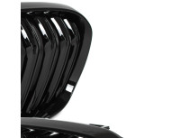 BMW 1 F21 15-18 atrapy między reflektory (nerki) lewa + prawa kpl. BLACK GLOSSY DOUBLE BAR