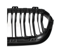BMW 1 F21 15-18 maske med žarometoma (ledvički) levi + desni komplet ČRNE SIJAJNE DVOJNE LETVE