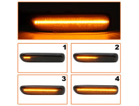 BMW 3 E46 COUPE / KABRIOLETA 99-03 LED stranski smerniki DIMLJENI DINAMIČNI KOMPLET 2-DELNI
