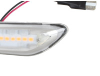 BMW 3 E46 kierunkowskaz boczny LED BIAŁY DYNAMICZNY 2 szt. KPL