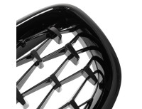BMW 3 F30 F31 12-19 maske med žarometi (ledvičke) levi + desni komplet FULL BLACK STAR