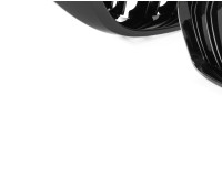 BMW 4 F32 / F33 / F36 13-18 maske med žarometi (ledvičke) levi + desni komplet ČRNE SIJAJNE DVOJNE LETVE