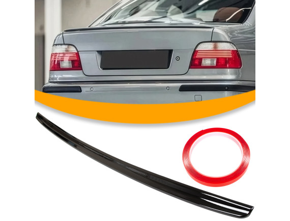 BMW 5 E39 LIMUZINA 96-03 zadnji strešni spojler - krilca pokrova prtljažnika SIJAJNO ČRN M5