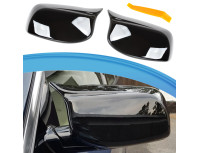 BMW 5 E60 E61 03-08 pokrov ogledala ČRN SIJAJNI levi + desni KOMPLET 2 kosa