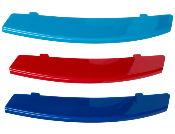 BMW 5 E60 / E61 03-10 pokrovi maske (ledvičke) M-PAKET 3-delni SET