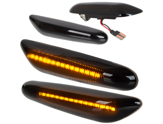 BMW 5 E60 E61 LED stranski smerniki DIMLJENI DINAMIČNI KOMPLET 2-DELNI