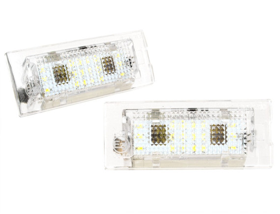 BMW X5 E53 X3 E83 LED luči za registrsko tablico, komplet 2 kosov