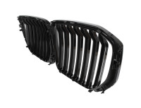 BMW X5 G05 2019- atrapa między reflektory (nerki) BLACK GLOSSY DOUBLE BAR