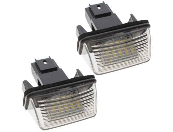 Citroen Berlingo C2 C3 C4 C5 C6 DS4 Jumpy Saxo Spacetourer Xsara LED luči za registrsko tablico, komplet 2 kosov