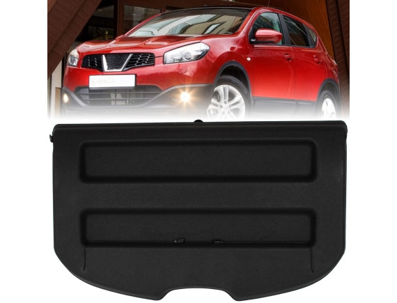 Črna prevleka za polico prtljažnika za Nissan Qashqai I J10 2007-2014
