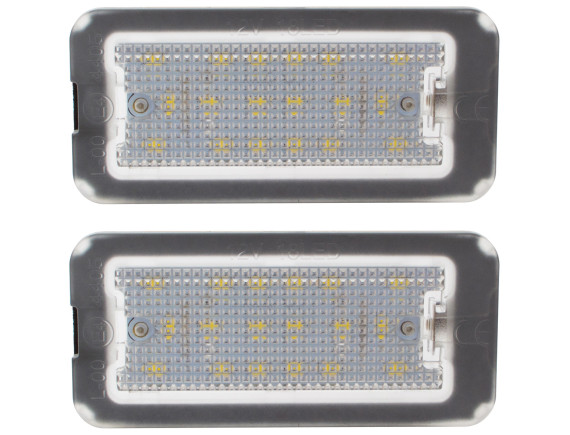 Fiat 500 2007- LED luči za registrsko tablico, komplet 2 kosov