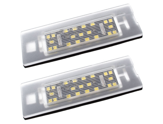 Fiat Panda 2003-2012- LED luči za registrsko tablico, komplet 2 kosov