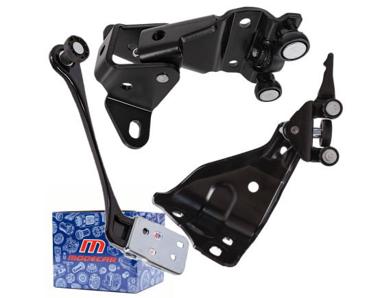 FIAT SCUDO JUMPY EXPERT 94-06 voziček za desna drsna stranska vrata SPODAJ + SREDINA + ZGOR 3-delni SET