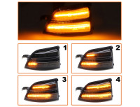Ford Focus II 04-08 levi + desni smernik ogledalo DYNAMIC LED 2-delni SET