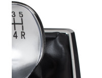 Ford Focus Mk2 04-11 SREBRNA ročica prestavne ročice + manšeta s kromiranim okvirjem 5 PRESTAV