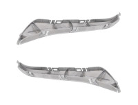 Ford Galaxy II 06-15 SREBRNA notranja kljuka sprednjih vrat leva + desna KOMPLET 2 kosa