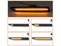 Ford Mondeo IV 07-15 LED stranski smerniki DYNAMIC, 2-delni komplet
