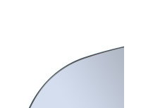 Hyundai i20 08-15 ročni vložek ogledala levi