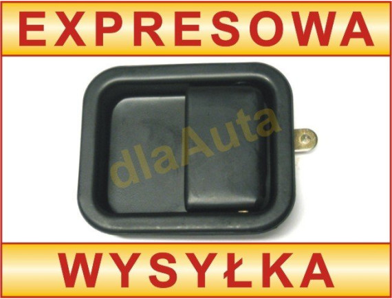 Jeep Wrangler 97-06 Zunanja kljuka vrat ČRNA spredaj leva