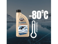K2 CLAREN zimski koncentrat tekočine za pranje vetrobranskega stekla -80°C 1L K611