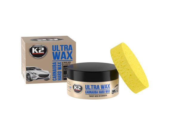K2 ULTRA WAX 250g K073 trdi karnauba vosek z gobico