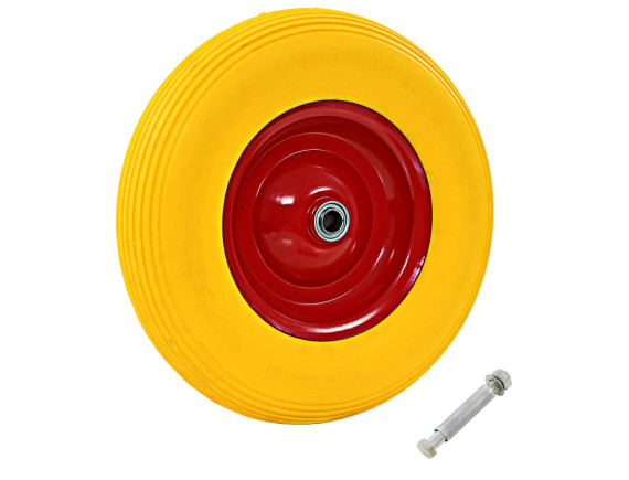 Kolo za samokolnico z osjo trden  PU 4.80/4.00-8