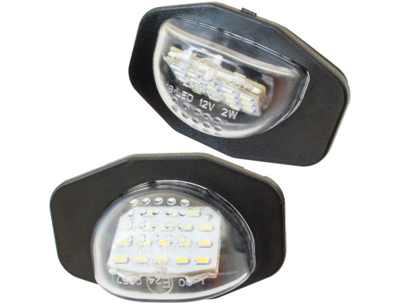 Komplet 2 LED luči za registrsko tablico za Toyota Auris Corolla Sienna