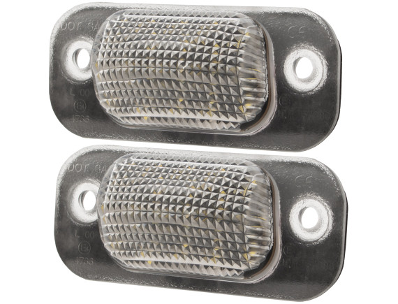 LED luči za registrsko tablico Seat Cordoba Ibiza II VW Golf III H/B Cabrio Polo III Classic Variant 2-delni komplet