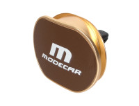 M MODECAR Dyfuzor zapachowy na kratkę nawiewu WF-108 - ZŁOTY METAL + BRĄZOWA SKÓRA