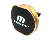 M MODECAR Dyfuzor zapachowy na kratkę nawiewu WF-108 - ZŁOTY METAL + CZARNA SKÓRA
