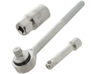 M MODECAR Zestaw narzędzi (klucze nasadowe) w walizce 1/4" i 3/8" 40PCS