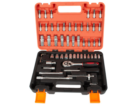 M MODECAR Zestaw narzędzi w walizce 1/4" 53PCS