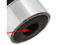 Mazda 323/323F BJ 98-04 ROČICA PRESTAVNEGA MENJALNIKA ČRNO USNJENA 5 PRESTAV 12MM