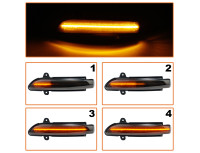 Mercedes C219 CLS 04-10 LED stranski smerniki DIMLJENI DINAMIČNI SET 2 kosov