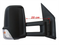 Mercedes Sprinter 2005- električno ogrevano zunanje ogledalo DOLGA ROČICA 25 CM desno