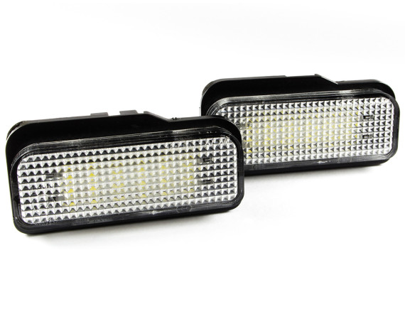 Mercedes W203 W211 W219 R171 LED luči za registrsko tablico, komplet 2 kosov