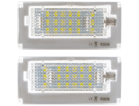 Mini Cooper R50 R52 R53 LED luči za registrsko tablico, komplet 2 kosov